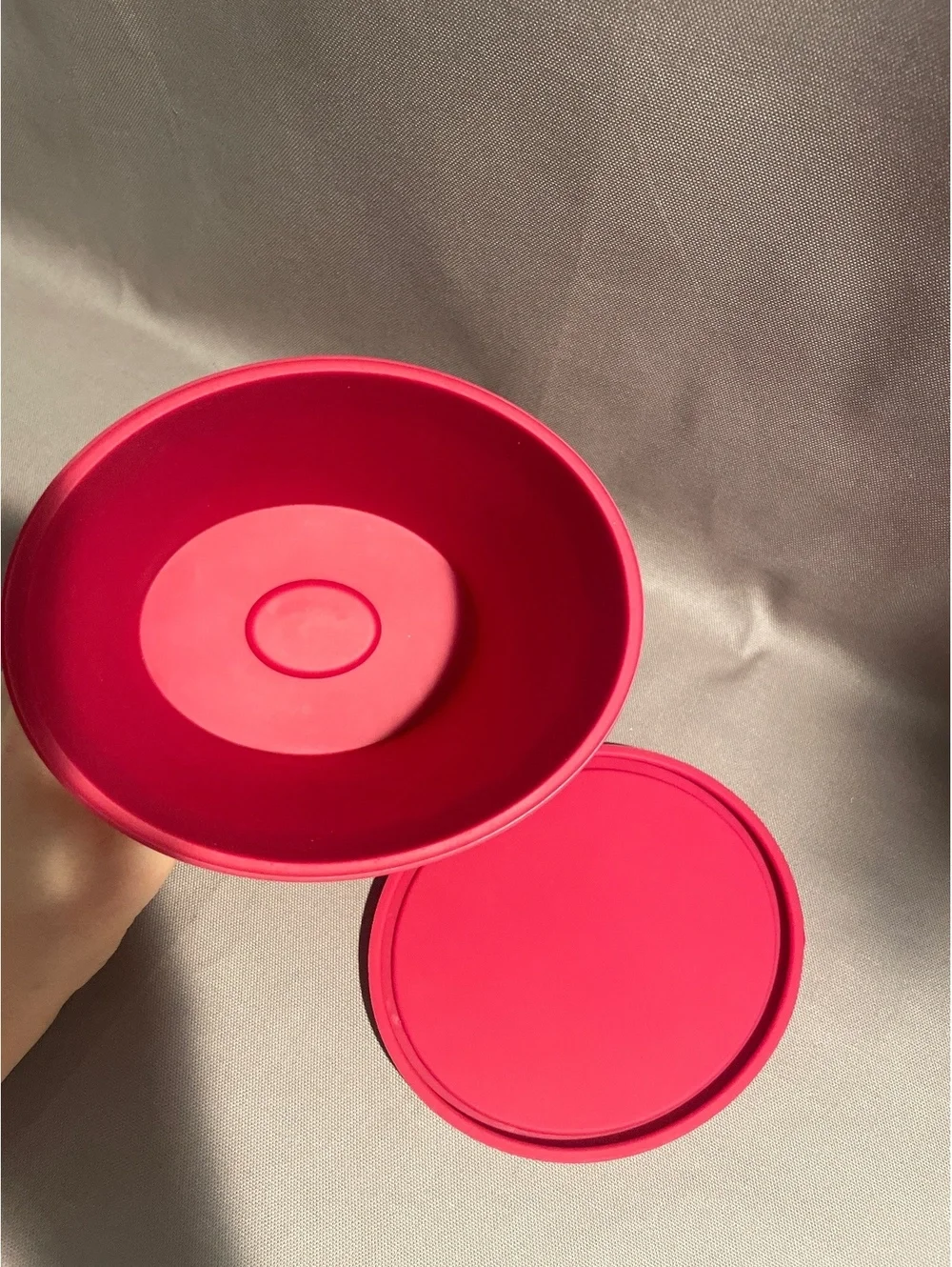 American Girl Williams Sonoma Silicone Microwave Popcorn Popper Red Star Unused